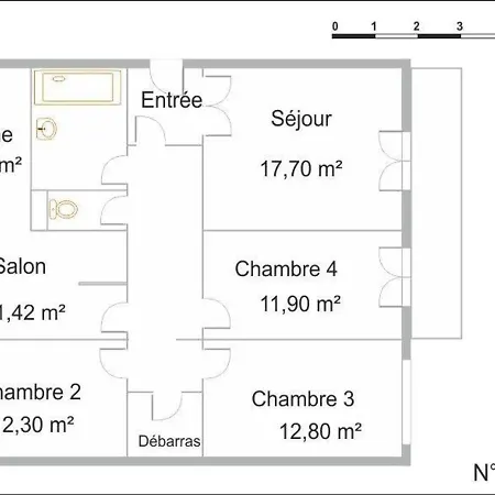 בית נופש De Luxe En Hyper-centre Avec 3 Chambres, Balcon, Parking, Proche Musee Unterlinden - Fr-1-744-37 קולמר